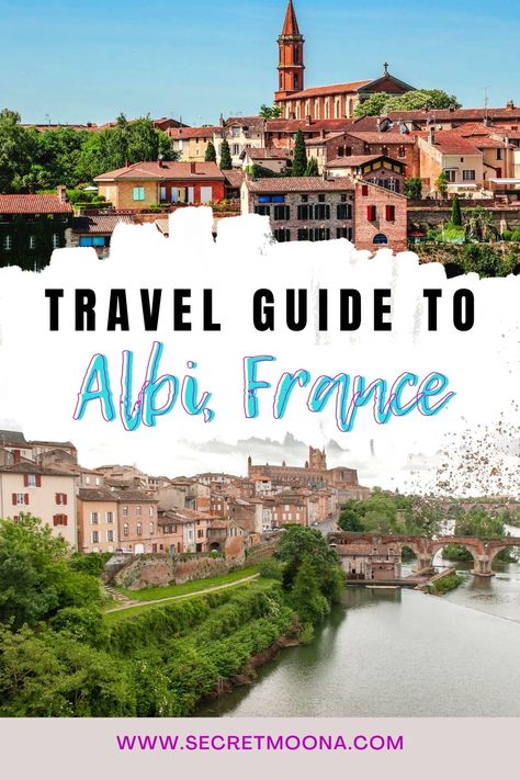 Planning a trip to Albi in Southern France? Here’s my guide to the top attractions and best things to do in Albi, one of my favourite towns in the Occitanie region of France. The guide covers the UNESCO sites, must-see places, and where to eat and stay. Albi France, Traveling Couple, France Lyon, France Itinerary, Traveling Europe, Paris Travel Tips, France Travel Guide, Europe Trip Itinerary, Travel France