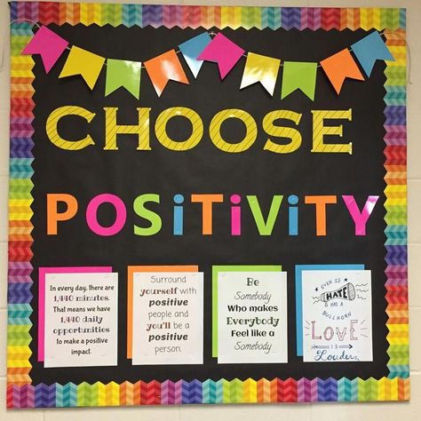 Spectacular Classroom Motivational Board Decor Ideas For Elementary #classroom… B48 School Staff Room Bulletin Boards, Bulletin Board Ideas For School Office, School Office Board Decoration Ideas, Positive Behavior Bulletin Board Ideas, Inspirational School Bulletin Boards, Positive Bulletin Board Ideas For Work, Middle School Nurse Bulletin Board Ideas, Motivational Bulletin Boards Elementary, New Year Bulletin Boards For School