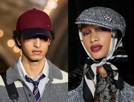 Hey, Quick Question: Why Were There So Many Hats on the Fall 2024 Runways? - Fashionista Chunky Wool Scarf, Turtleneck Under, Oversized Puffer Jacket, Fashion Staples, Oversized Puffer, Hat Outfit, Turtleneck Style, Coat Trends, Thermal Leggings