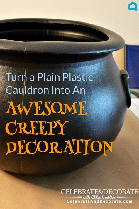 Idea For Halloween, Creepy Decor, Dollar Store Halloween, Halloween Centerpiece, Pumpkin Centerpieces, Halloween Diy Crafts, Diy Holiday Decor, Family Halloween Costumes, Outdoor Halloween