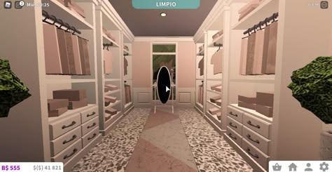 Roblox Bloxburg Closet Ideas, Blockburg Interior Ideas, Bloxburg Bedroom Ideas Farmhouse, Walk In Closet Bloxburg Ideas, Bloxburg Dressing Room Ideas, Closet Idea Bloxburg, Bloxburg Closet Ideas Small, Bloxburg Walk In Closet Ideas, Wardrobe Bloxburg