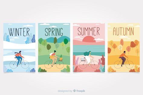 Spring Sale Banner, Seasons Poster, Spring Banner, Seasons Posters, Good Advertisements, Spring Illustration, Floral Banners, 카드 디자인, Website Illustration