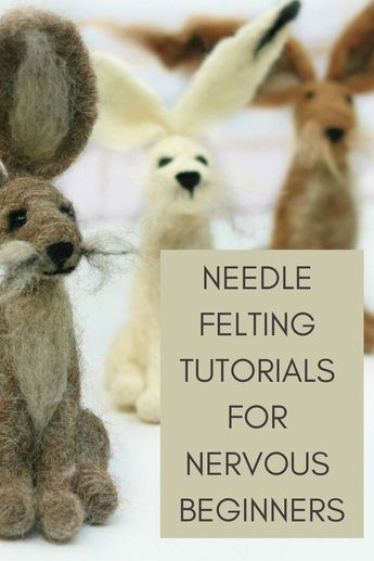 Easy Needle Felting, Dry Felting, Needle Felting Tutorial, Needle Felting Diy, Wool Felt Projects, Wool Needle Felting, Felt Pictures, Wool Animals, Needle Felting Tutorials