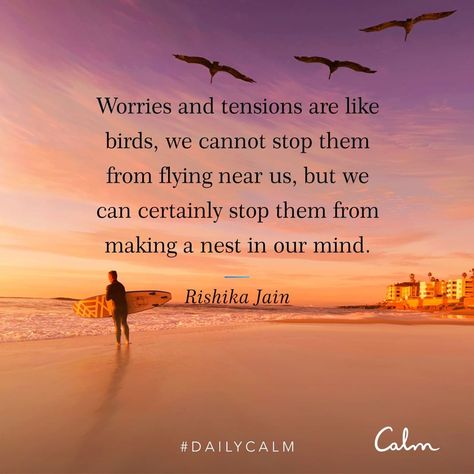 Calm on Instagram: “A worry I choose to let go of today is _________. #DailyCalm” Calm App, Calm Meditation, Daily Calm, Well Said Quotes, Calm Quotes, Soul Quotes, Yoga Quotes, Reality Quotes, True Words