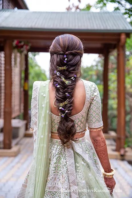 South Indian Wedding Hairstyles, Reception Hairstyles, Hairstyles For Indian Wedding, Bridal Hair Decorations, Bridal Hairstyle Indian Wedding, Hair Style On Saree, Wedding Hairstyles And Makeup, Engagement Hairstyles, Bridal Hairdo