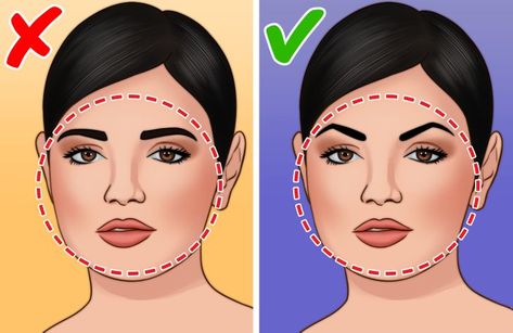 How to Choose the Best Eyebrow Shape for Your Face Best Eyebrow Shape, Thick Eyebrow Shapes, Eyebrows For Face Shape, Round Eyebrows, Eyebrows Goals, Curved Eyebrows, Rectangle Face, Membentuk Alis, Eyebrow Shapes