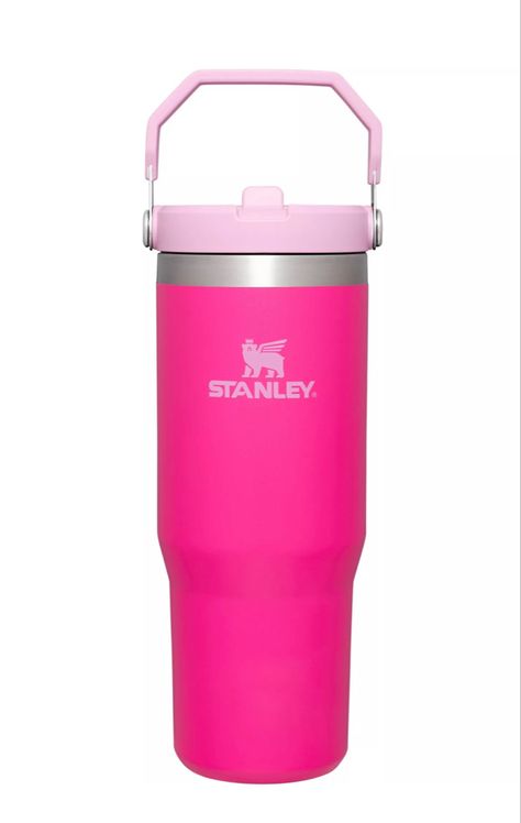 Hot Pink Stanley, Pink Stanley, Stanley Water Bottle, Stanley Products, Preppy Accessories, Trendy Water Bottles, Cute Water Bottles, Stanley Tumbler, 11th Birthday