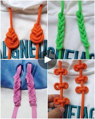 408K views · 7.3K reactions | Discover creative ways to tie your sweater strings | sweater | Discover creative ways to tie your sweater strings | By Simple LifeFacebook Sweatshirt String Ties, Knot Braid, Tie Sweater, Cord Ties