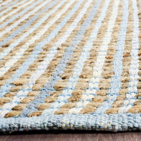 Safavieh Cape Cod CAP831 Indoor Area Rug Coastal Living Room Rugs, Beach House Rug, Striped Area Rug, Coastal Area Rugs, Safavieh Rug, Coastal Rugs, Coastal Living Rooms, Coastal Living Room, Clearance Rugs