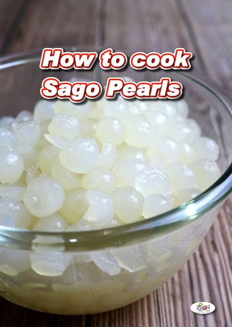 Sago Gulaman Recipe, Sago Pearls Recipe, Sago Gulaman Drink, Small Tapioca Pearls Recipe, Gulaman Drink, Sago Drink, Sago Pudding Recipe, Sago Dessert, Sago Pearls