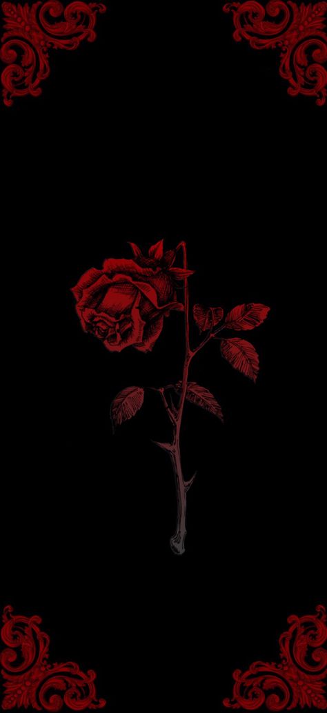 Pretty Dark Wallpapers For Iphone, Phone Wallpaper Red And Black, Black Roses Wallpaper Aesthetic, Tv Wallpaper Design, Red Fall Wallpaper, Dark Grunge Aesthetic Wallpaper, Red Gothic Wallpaper, Gothic Lockscreen, Goth Lockscreen