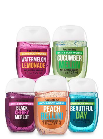 Fruity & Fresh PocketBac Hand Sanitizers, 5-Pack - Bath And Body Works Gel Antibacterial, Best Hand Sanitizer, Antibacterial Gel, Bath & Body Works, Bath N Body Works, Hand Soaps, Bath And Body Work, Bath And Body Works Perfume, Hand Sanitizers