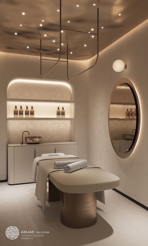 Aesthetician Room, Spa Space, Spa Treatment Room, Esthetician Room Decor, Esthetics Room, Spa Room Decor, Spa Interior Design, Salon Suites Decor, تصميم داخلي فاخر