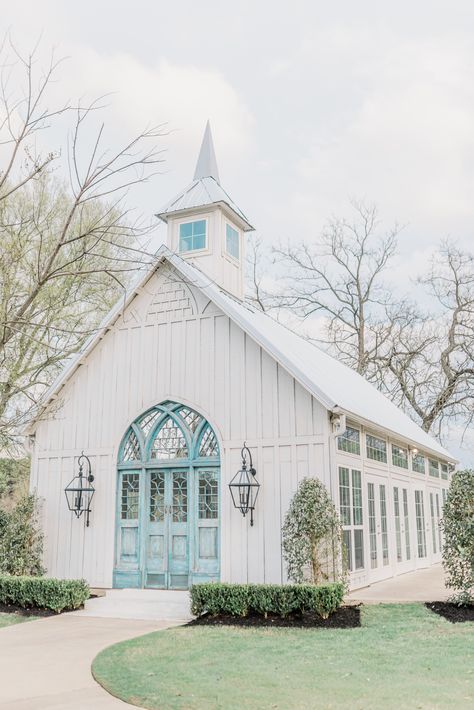 French Country inspired wedding chapel in East Texas Wedding Ceremony Chapel, Storefront Ideas, Wedding Chapel Ideas, Open Air Chapel, Wedding Venues Church, Chapel In The Woods, Small Chapel, Glass Chapel, French Country Wedding