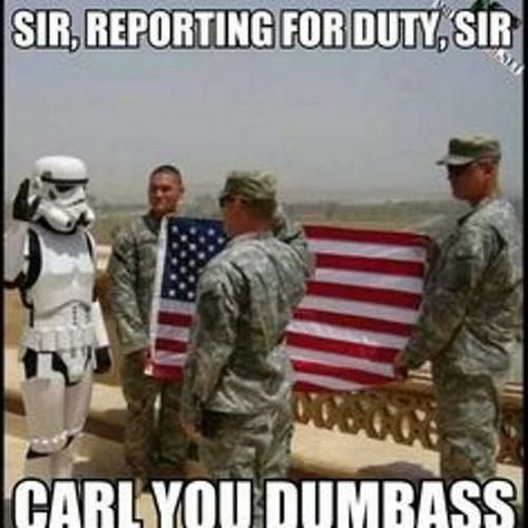 Politikai Humor, Vojenský Humor, Star Wars Crossover, Funny Army, Chicas Punk Rock, Military Jokes, Army Memes, Military Memes, Army Humor