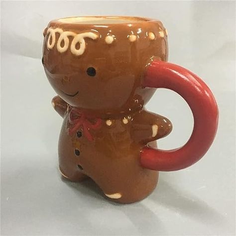 Amazon.com: LAUPVXA Gingerbread Man Mug, Christmas Gingerbread Coffee Mug, Cartoon Cute Ceramic Gingerbread Man Christmas Mugs for Tea Coffee Mugs, Funny Gifts for Family Friends Gingerbread Man Christmas Mugs : Home & Kitchen 3d Gingerbread, Colorful Christmas Decorations, Santa Cups, Man Mug, Water Gift, Snowman Mugs, Kawaii Christmas, Milk Coffee, Christmas Cup