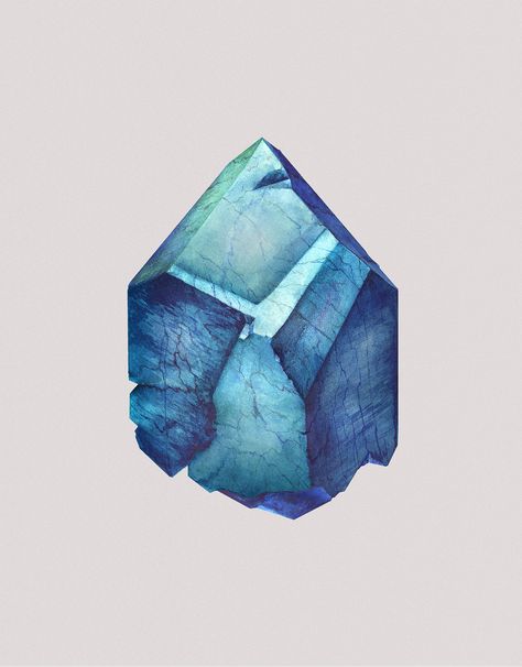 Mineral Admiration: Watercolor Paintings of Crystals by Karina Eibatova watercolor rocks posters and prints illustration geology Crystal Illustration, Minerals Art, Crystal Drawing, Colossal Art, Art Et Illustration, Crystal Art, Painting Inspiration, Art Inspo, Watercolor Art