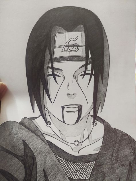 Itachi Uchiha character from the anime naruto Naruto Sketch, Uchiha Itachi, Drawing Easy, Itachi Uchiha, Naruto Characters, Anime Character Drawing, Anime Artwork, Anime Naruto, Character Drawing