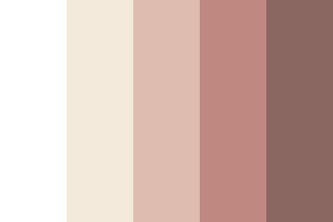 Old Rose Color Palette, Rose Gold Color Palette, Old Rose Color, Nude Color Palette, Gold Color Palettes, Color Palette Challenge, Skin Color Palette, Pink Palette, Color Palette Pink