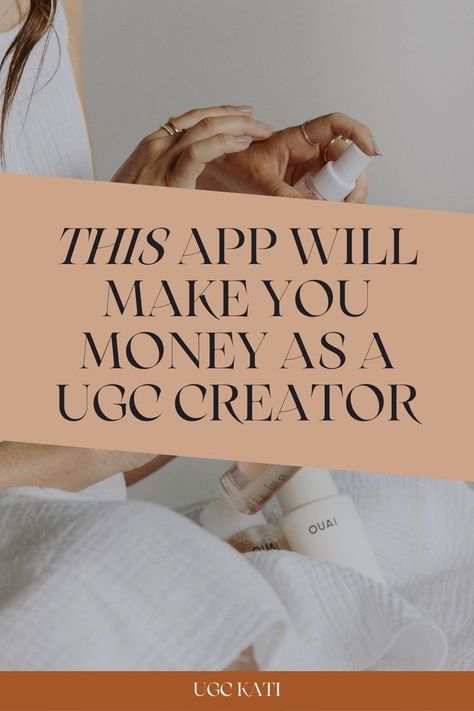 Click here to see what app I use that makes me money as a UGC creator. Become A Content Creator, Editing Apps, Content Creators, Content Creator, How To Make Money, How To Become, The Creator, Tools, Money