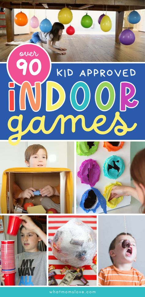 The best indoor birthday party games for kids of all ages. Includes creative ideas for music games, circle games, relays, scavenger hunts and more! Indoor Games For Boys Birthday Party, Birthday Party Games For Kids Indoor Age 5, Kid Ideas Activities, Indoor Kids Birthday Party Games, Games For 5 Year Birthday Party, Party Games For 2nd Birthday, Kid Party Activities Indoor, Boys Birthday Party Games Indoor, Toddler Birthday Party Games Indoor