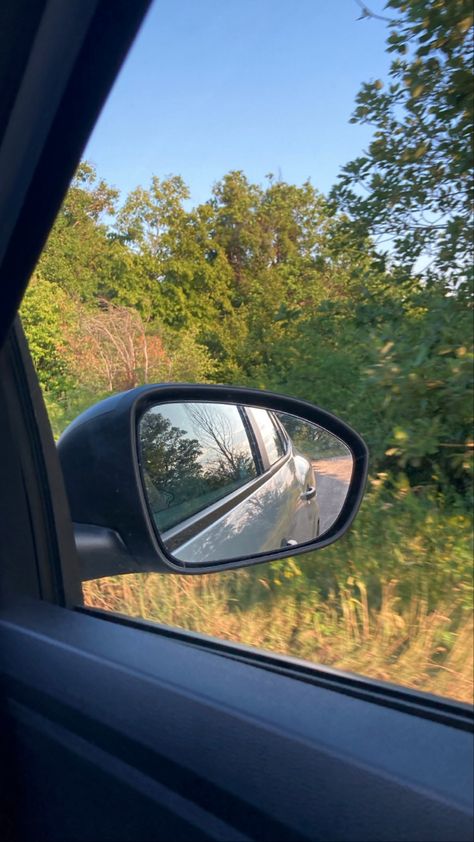 car, mirror, car mirror, aesthetic, golden, nature Car Mirror Aesthetic, Mirror Aesthetic, Car Mirror, Scenery Wallpaper, Bike, Mirror, Road, Cars, Quick Saves