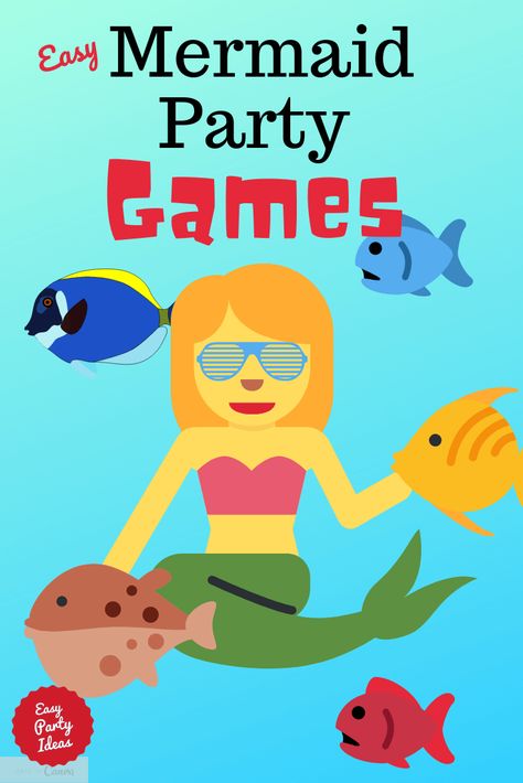 Halloween Games For Adults, Mermaid Party Games, Halloween Decorations Party, Party For Adults, Fun Halloween Party Games, Halloween Party Decor Diy, Teen Party Games, Easy Halloween Party, Big Splash