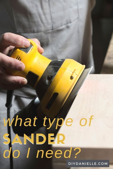 Learn about the different types of sanders available for DIY projects. This is a great guide to choosing the right sander for the job! Restoration Furniture, Wood Sanders, Detail Sander, Hand Sander, Electric Sander, Shop Vacuum, Sanding Block, Paint Remover, Summer Projects