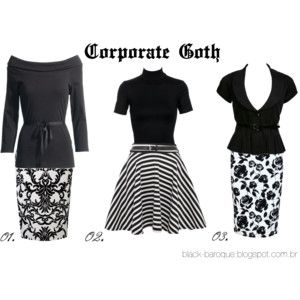 Corporate Goth Estampas Formal Witch Outfit, Gothic Business Attire, Business Casual Goth, Corporate Goth Outfits, Business Goth, Goth Office, Office Goth, Everyday Goth, Red Cami