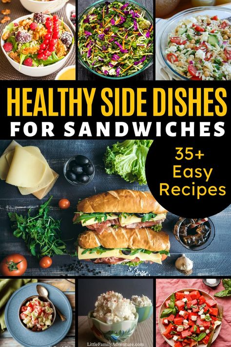 Side Salads To Go With Sandwiches, Healthy Sides With Sandwiches, Keto Sides For Sandwiches, Side Dishes With Sandwiches Dinners, Side Dish With Sandwiches, Vegetable Sides For Burgers, Healthy Lunch Sides For Work, Side Ideas For Sandwiches, Side Dishes Sandwiches