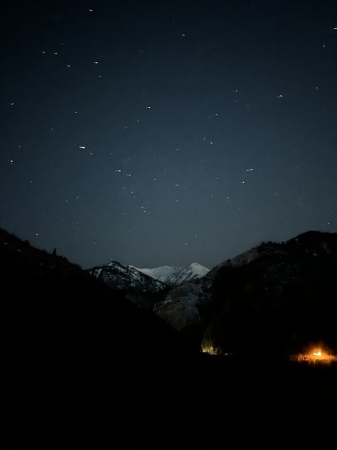 Night view from the mountains Night Mountain View, Moon And Mountains, View Mountain, Mountain Valley, Night View, Mountain View, The Mountain, Tent, Moon