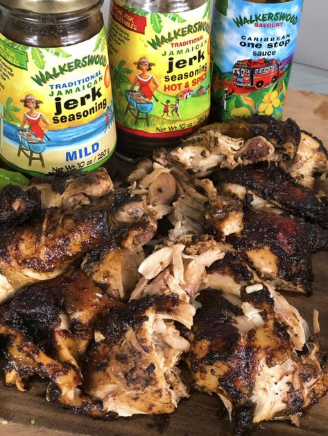 Walkerswood Jerk Chicken Recipe, Pineapple Jerk Chicken, Easy Jerk Chicken Recipe, Baked Jerk Chicken, Jerk Chicken Marinade, Jerk Recipe, Chicken And Pineapple, Jerk Chicken Wings, Jerk Marinade