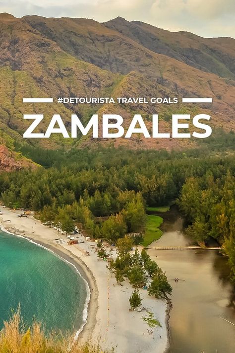 BEST PLACES TO VISIT IN ZAMBALES for first-timers #detourista ... Where to go in Zambales? What to do in Zambales? Achieve your travel goals with this list of beautiful destinations, things to do in Zambales, must-visit places, Zambales tourist spots, Zambales attractions & more. #travel #travelblog #wanderlust #beautifuldestinations #placestovisit #zambales #zambalestravel #philippines #philippinestravel #asia #asiatravel #southeastasia #southeastasiatravel Tourist Destination In Philippines, Zambales Tourist Spot, Subic Zambales Beach, Zambales Beach, Zambales Philippines, Philippines Destinations, Philippines Island, Travel Philippines, Subic Bay