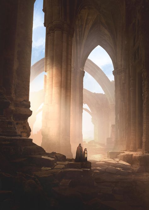 ArtStation - Wanderers, Guillem H. Pongiluppi Space Empire, Star Wars Background, Landscape Concept, Star Wars Wallpaper, Star Wars Fan Art, Fantasy Setting, Fantasy Places, Fantasy Art Landscapes, Fantasy Concept Art