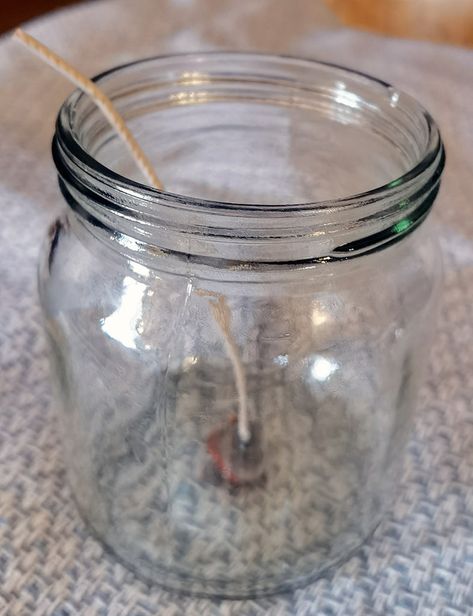 How to secure a wick in a candle Making Candle Wicks, Coconut Oil Candle, Diy Candle Wick, Wick Tabs, Shell Projects, No Pun Intended, Candle Wick, Making Candles, Homemade Candles