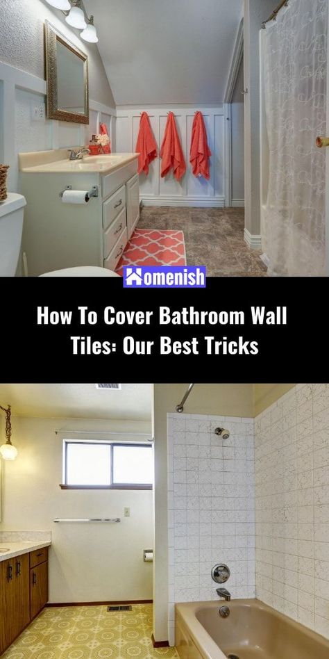 Are you fed up with looking at those unsightly old tiles in your bathroom and want to know how to beautify your space? You may have considered removing the old tiles and replacing them with new ones, but this can be a costly and time-consuming job. Old Blue Tile Bathroom, Old Tile Bathroom Makeover, Removing Bathroom Tile, Old Bathroom Makeover, Bathroom Tile Diy, Fully Tiled Bathroom, Old Tiles, Bathroom Wall Tiles, Blue Bathroom Tile