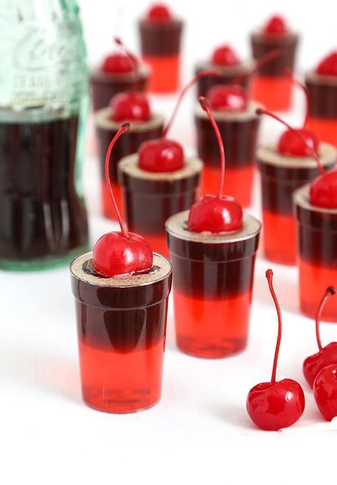 Cherry Cola Jello Shots Best Friend Pictures Ideas, Friend Pictures Ideas, Cherry Jello Shots, Pina Colada Jello Shots, Rum Jello Shots, Making Jello Shots, Jello Shooters, Champagne Jello Shots, Best Jello Shots