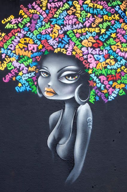 Vinie Graffiti Arte Do Hip Hop, Street Art Photography, Graffiti Artwork, Art Street, Graffiti Artist, Afro Art, Art Inspiration Painting, Street Art Graffiti, Black Women Art