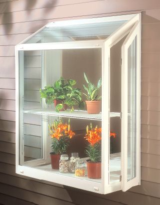 Our garden windows offer a more contemporary look than the traditional colonial style double hung windows. Call us today for a free quote. Garden Window Kitchen, Garden Window Ideas, Modern Kitchen Window, Kitchen Garden Window, Greenhouse Kitchen, Greenhouse Window, Small City Garden, Planter Window, Plant Window