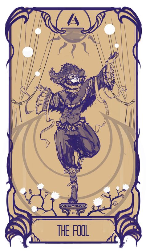 Vintage Clown Tattoo, Tarot Cards Art Illustration, Tarot The Fool, The Fool Tarot, 16 Tattoo, Tarot Card Tattoo, Arte Occulta, Art Thomas, Joker Card