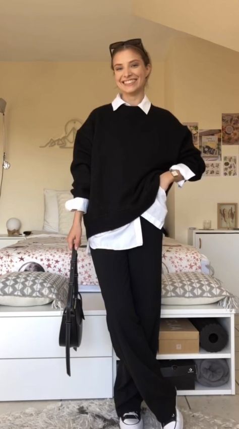 Mode Hijabi, Winter Fashion Outfits Casual, Casual College Outfits, Uni Outfits, Everyday Fashion Outfits, Casual Day Outfits, Classy Work Outfits, Going Viral, Ținută Casual