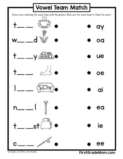 Vowel Combinations Worksheets, 1st Grader Worksheet, Vowel Blends Worksheet, Vowel Digraphs Worksheets, Vowel Team Worksheets, Long Vowel Sounds Worksheets, E Worksheet, Vowel Teams Activities, Vowel Teams Worksheets