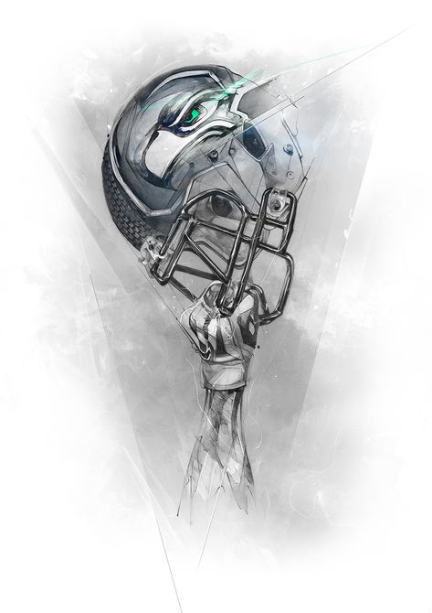 Commissioned work by Nike to design 28 tees for NFL and NCAA teams. Teams in order of appearance: Seahawks, Denver Broncos, Virginia Tech Hokies, Oklahoma State Cowboys, Arizona Wildcats, Florida Gators, Horned Frogs, Oregon State Beavers, Tennessee Volun… Football Tattoo Ideas, American Football Tattoo, Soccer Tattoos, Football Tattoo, Legion Of Boom, Nfl Seahawks, Seattle Seahawks Logo, Football Drawing, Nfl Football Art