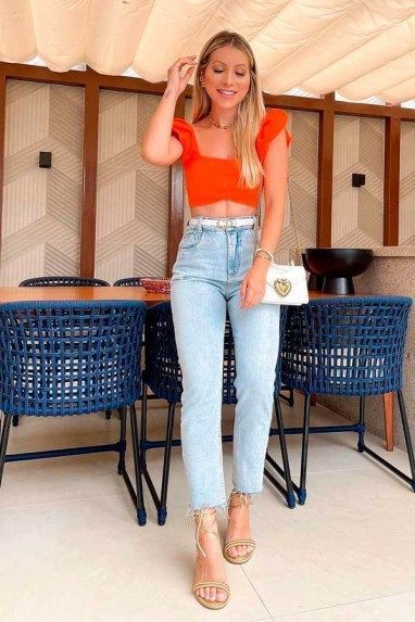 Look Com Mom Jeans, Looks Con Jeans, Outfits Con Jeans, Mom Jeans Outfit, Color Blocking Outfits, African Fashion Women Clothing, Causual Outfits, Casual Chic Outfit, Basic Outfits