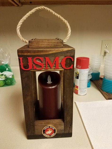 #Marines #lantern #Crucible #woodworking #Cruciblecandle Crucible Lantern Marine Diy, Marine Mom Quotes, Crucible Candle, Marine Training, Marine Corps Mom, Usmc Mom, Wife Clothes, Keepsake Ideas, The Crucible