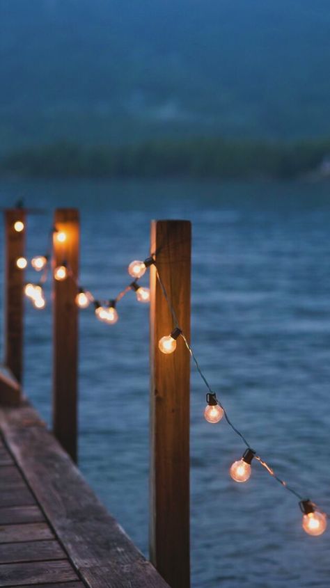 [Summer] Lake & Bridge Light Lake Bridge, Lev Livet, Haus Am See, Lake Living, Summer Lake, Lake Cottage, Foto Tips, Lake House Decor, Lake Life