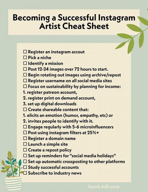 How To Grow On Instagram As An Artist, Artist Business Ideas, How To Start An Aesthetic Instagram, Aesthetic Bio For Artist, How To Make Followers On Instagram, Artist Goals List, Full Time Artist Schedule, How To Start A Small Art Business, How To Become A Artist