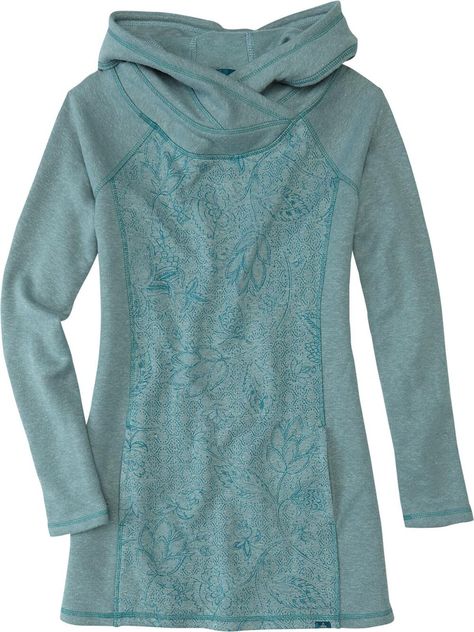 Title Nine Outfits, Addictive Behavior, Tunic Tops For Women, Fitted Tunic Tops, Old Sweatshirt, Active Style, Hooded Tunic, Title Nine, Tunic Hoodie