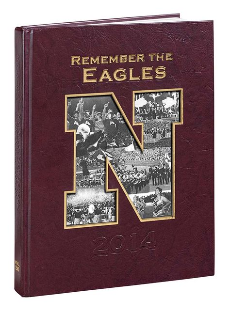 // AQUILA, Niceville High School, Niceville [FL] #Jostens #LookBook2015 #Ybklove Vintage Yearbook Covers, High School Yearbook Covers, Fun Yearbook Pages Ideas High Schools, Aesthetic Yearbook Covers, Yearbook Cover Ideas Highschool, Highschool Yearbook Ideas, Yearbook Cover Ideas, Yearbook Covers Themes, Senior Scrapbook Ideas