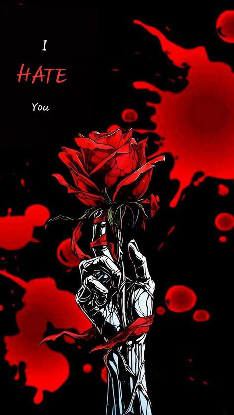 #fyo #love #hate #red #black #wallpaper Black And Red Emo Wallpaper, Dark Red And Black Aesthetic Wallpaper, Red Phone Wallpaper, Red Black Wallpaper, Red Wallpapers, Black And Red Roses, Hellsing Ultimate, Mood Aesthetic, Emo Wallpaper